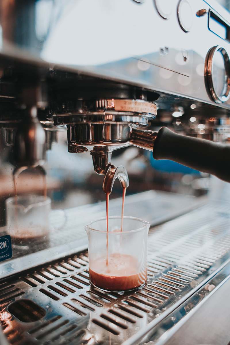 cup cup on espresso machine beverage